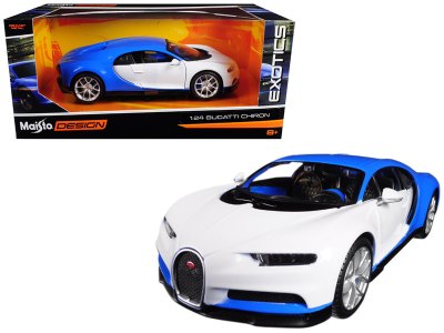 Bugatti Chiron Blue / White "Exotics"