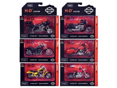 Harley Davidson Harley-Davidson Motorcycles 6 Piece Set Series 45