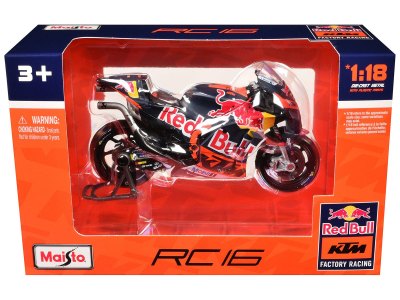 KTM RC16 Motorcycle #33 Brad Binder MotoGP "Red Bull Factory Racing"