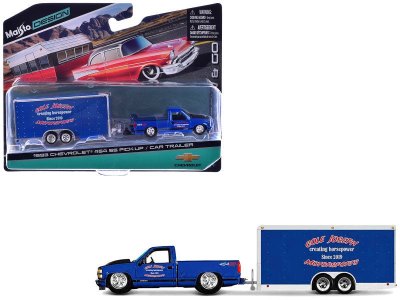 Chevrolet 454 SS Pickup Truck Blue Metallic With