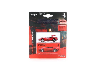 Ferrari Monza SP1 Red With Italian Flag Stripes "Speed Icons" Series