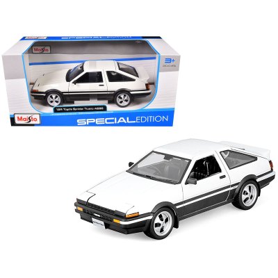 Toyota Sprinter Trueno RHD (Right Hand Drive) White With Black Stripes "Special Edition" Series