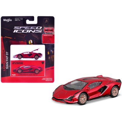 Lamborghini Sian FKP 37 Red Metallic "Speed Icons" Series