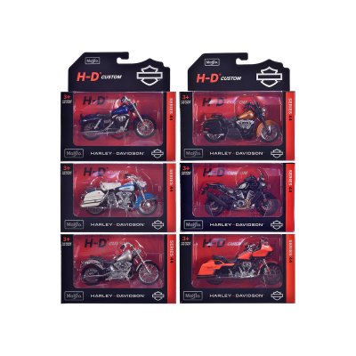 Harley Davidson Harley-Davidson Motorcycles 6 Piece Set Series 44