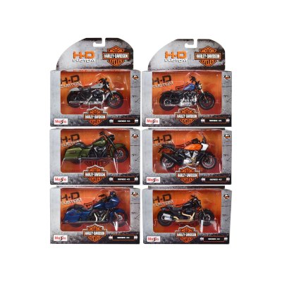 Harley Davidson Harley-Davidson Motorcycles 6 Piece Set Series 43