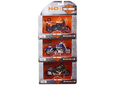 Harley Davidson Motorcycles 6 Piece Set Series 42 Diecast Motorcycle Models By