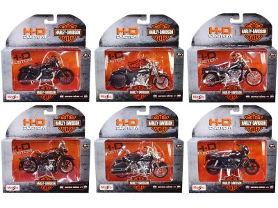 Harley Davidson Harley-Davidson Motorcycles 6 Piece Set Series 41