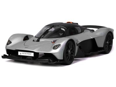 Aston Martin Valkyrie Silver Metallic With Matt Black Top "Special Edition" Series