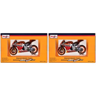 Honda RC213V #44 Pol Espargaro And #93 Marc Marquez "Repsol Team" "MotoGP World Championship" (2021) Set of 2 Moto