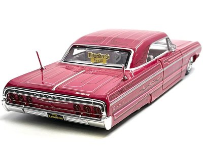 Chevrolet Impala SS Lowrider Pink With Graphics And