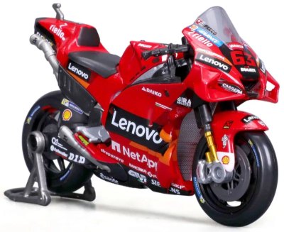 Ducati Desmosedici Lenevo #63 MotoGP World Champion Francesco Bagnaia