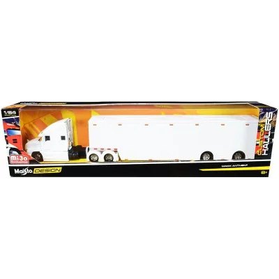 Mack Anthem Enclosed Transporter White "Custom Haulers" Series By