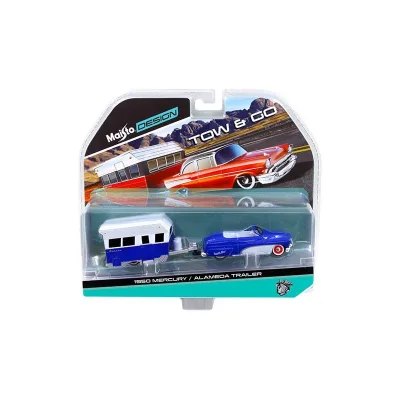 Mercury With Alameda Trailer Blue / White Tow & Go By