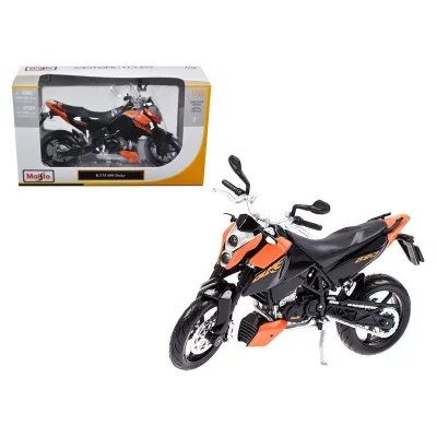 KTM 690 Duke Orange And Black Diecast Motorcycle