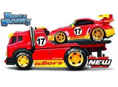 Muscle Machines JDM Flatbed + RWB 911 993 Muscle Transports *Muscle Machines*