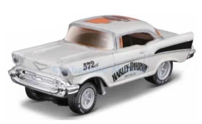 Chevrolet Bel Air Harley Davidson White And