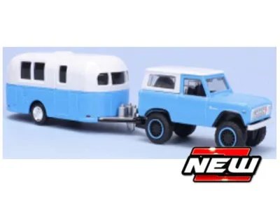 Ford Bronco With Camper Trailer