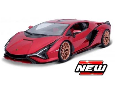 Lamborghini Sian FKP 37, Red Metallic