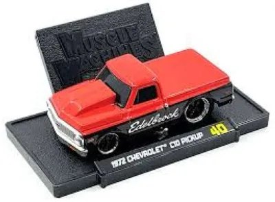 Chevrolet C10 Pick Up *Muscle Machines*, Red/Black MiJo Exclusive