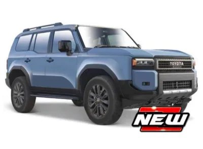 Toyota Land Cruiser, Blue Metallic