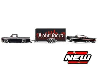 Chevrolet 1500 Pickup With Trailer And 1959 Impala