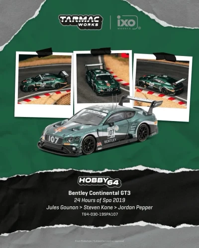 Bentley Continental GT3 – 24 Hours of Spa 2019 – Jules Gounon / Steven Kane / Jordan Pepper