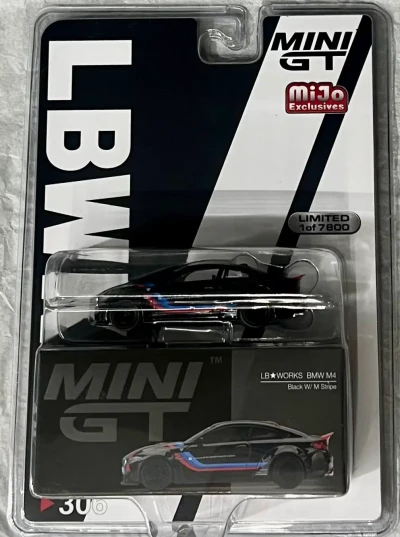LB★WORKS BMW M4 Black W/ M Stripe