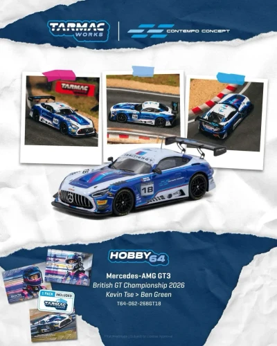 Mercedes-AMG GT3 – British GT Championship 2026 – Kevin Tse / Ben Green