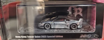 LBWK F40 2023 Hong Kong Toy Car Convention Chase Matte Silver