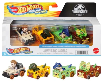 Owen, Velociraptor ‘Charlie,’ Allosaurus, Dilophosaurus Jurassic World 4-Pack
